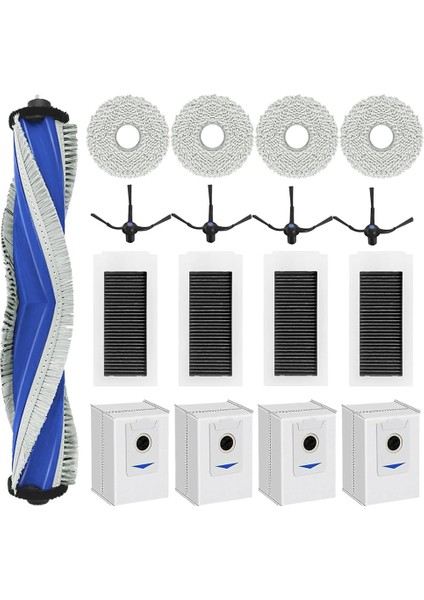 X5 Pro Için, Omni Robot Süpürge Ana Yan Fırça Hepa Filtreler Paspas Bezi Toz Torbaları Aksesuarlar (Yurt Dışından)