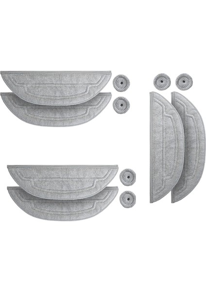 S8 Maxv Ultra G20S Robot Süpürge Için 12 Adet Paspas Bezi Değiştirilebilir Parçalar Yıkanabilir Temizleme Fırçası Bezi (Yurt Dışından)