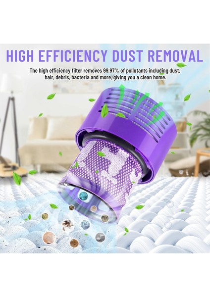 V10 SV12 Hepa Yedek Parçaları Için Elektrikli Süpürge Filtresi, Parça Numarası 969082-01 (Yurt Dışından) fiyatları