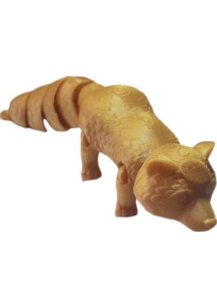 Tanuki Hareketli Rakun Köpeği Temalı Maket Kiti & Anahtarlık