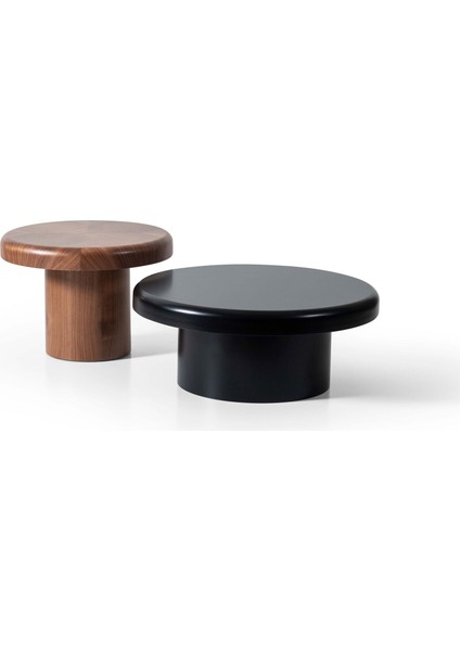 Punto Orta Sehpa Seti - Siyah