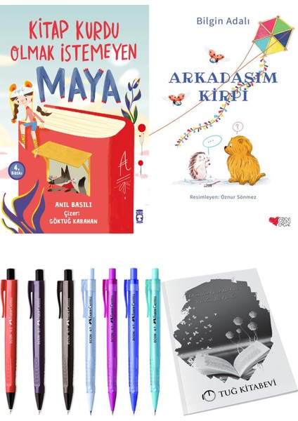 Kitap Kurdu Olmak İstemeyen Maya ve Arkadaşım Kirpi