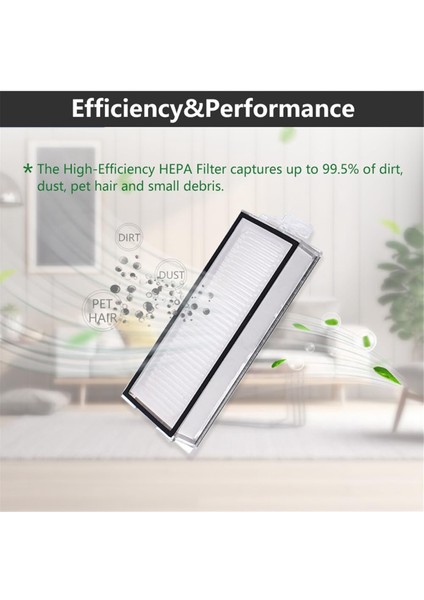 Q8 Max Max+ Q5 Pro Pro+ Robot Süpürge Parçası Için 18 Adet Aksesuar Kiti Ana Yan Fırça Hepa Filtre Paspas Pedi (Yurt Dışından) modelleri