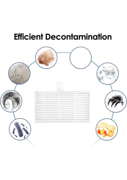 7490 Immortal / 8290 Serisi Elektrikli Süpürge Yedek Parçaları Yıkanabilir Hepa Filtre Aksesuarları 10 Adet (Yurt Dışından) modelleri