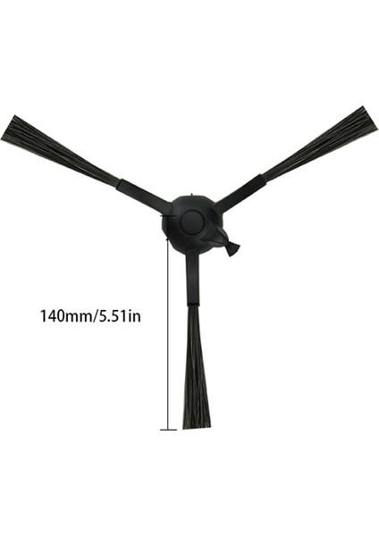 360 2S/S8/S8PLUS Elektrikli Süpürge Parçaları Robotik Yedek Parça Için 4 Adet Yan Fırça (Yurt Dışından)
