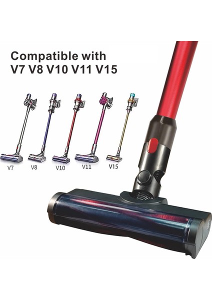 Yeşil Toz Dedektörü Işıklı V8 V10 V11 V15 Kablosuz Süpürge Için Vakum Sert Zemin ve Halı (Yurt Dışından) fiyatları