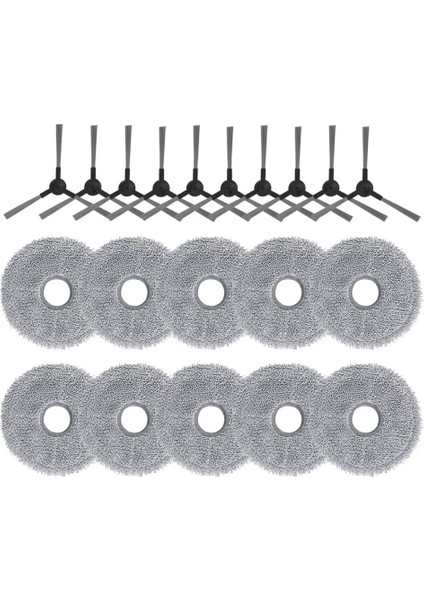 U1MAX Yan Fırçalı Paspas Bezi Robot Süpürge Aksesuar Parçası (Yurt Dışından)