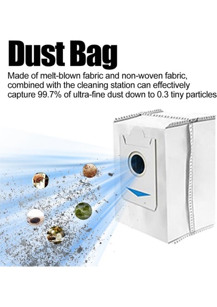 X2S Robotik Süpürgeler Için 17 Adet Ana Yan Fırça Hepa Filtre Paspas Bezleri Toz Torbası Yedek Parçaları Değiştirin (Yurt Dışından) indirimleri