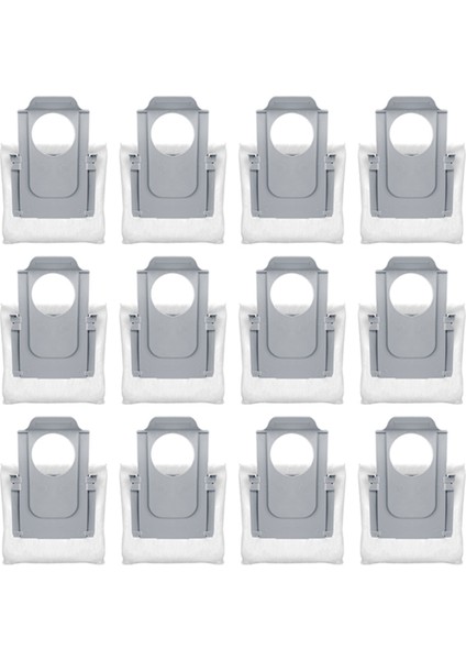 Q Maxv / P10 Pro Robot Süpürge Yedek Parçaları Çöp Için 12 Adet Toz Torbası (Yurt Dışından)