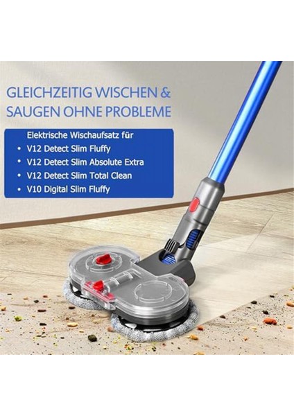 V8 V10 V11 V15 Su Tanklı Elektrikli Süpürge Için Mop Aparatı Zemin Temizleme Değiştirilebilir Aksesuarlar (Yurt Dışından) indirimleri