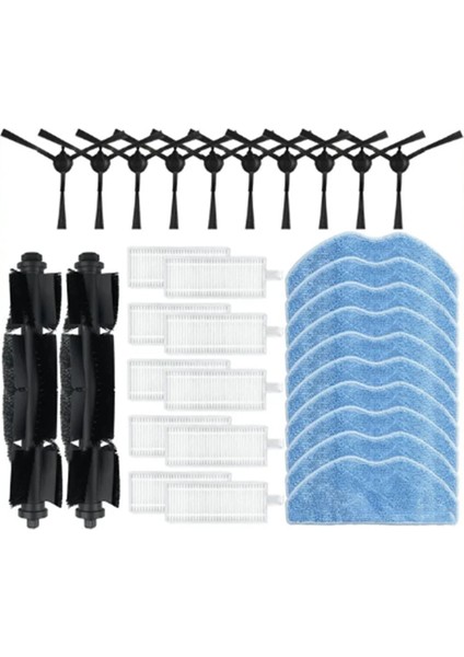 X-Plorer Serie 75 S+/RG8597WH Silindir Yan Fırça Hepa Filtre Paspas Bezleri Robot Süpürge Parçaları (Yurt Dışından)