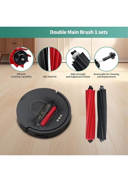 Q5 Max+ / Duoroller+ Robot Süpürge Aksesuarları Kiti Için Yedek Parçalar (Yurt Dışından) modelleri