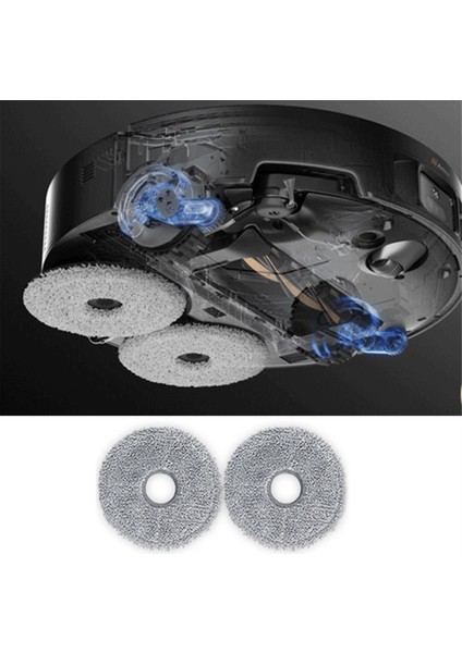 25 Adet Ana Yan Fırça Filtresi Paspas Pedleri Toz Torbası X50 Ultra / S40 Gelişmiş Sürüm Robot Süpürge Ataşmanları Için (Yurt Dışından)