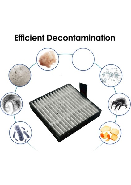 W20/W20 PRO/J20 Robot Süpürge Değiştirilebilir Parçalar Baz Istasyonu Için 12 Adet Vakum Filtresi (Yurt Dışından) fiyatları