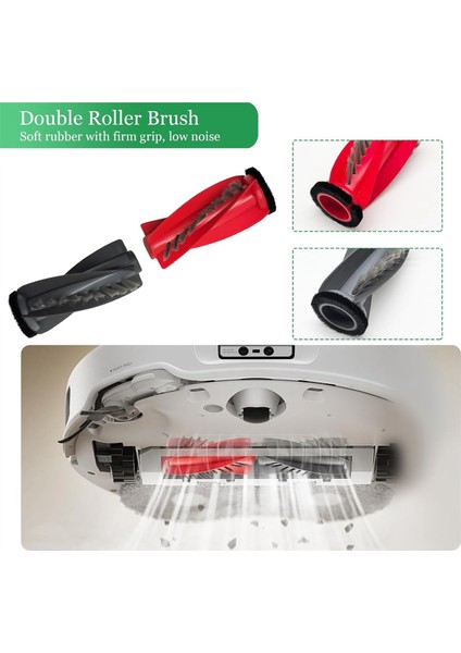 Qrevo Curv Elektrikli Süpürge Yedek Parçaları Ana Yan Fırça Hepa Filtre Paspas Bezi Toz Torbaları (Yurt Dışından) modelleri