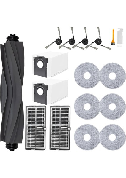 X40 Ultra / Pro S30 Elektrikli Süpürge Ana Yan Fırça Filtre Paspaslar Toz Torbaları Yedek Parçalar (Yurt Dışından)