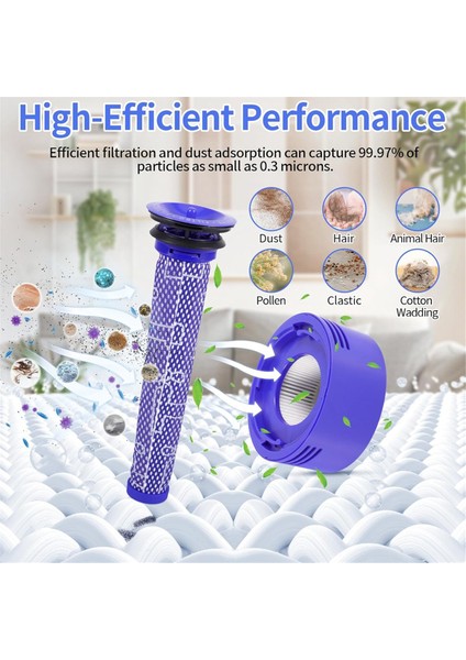 V8 Kablosuz Elektrikli Süpürgeler Için Filtre Seti Yedek Ön Filtre ve Son Filtre Aksesuarları Yedek Parçalar (Yurt Dışından) indirimleri