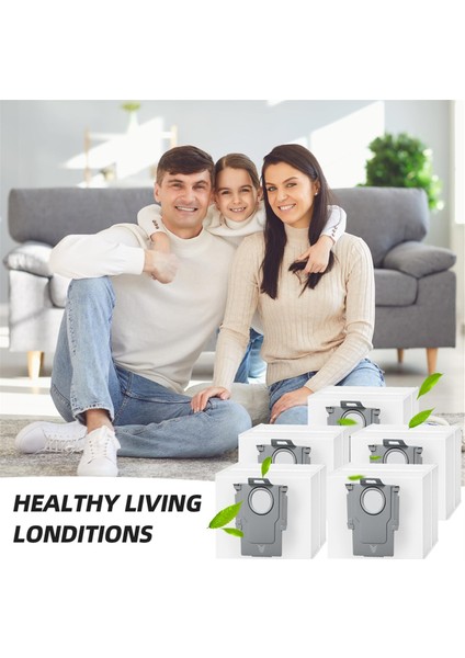 Q5, Q5 Pro+, Q8 Max, Q8MAX+, Max,s8 Pro Ultra,s8, S7 Max Elektrikli Süpürgeler Için 14 Paket Yüksek Kapasiteli Elektrikli Süpürge Torbası (Yurt Dışından) modelleri