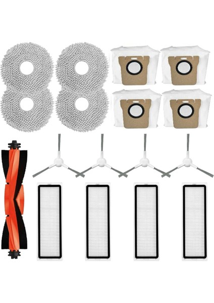 Robot Vakum X20+ / X20 Plus Yedek Parça Aksesuarları Hepa Filtre Paspas Bezi Toz Torbası (Yurt Dışından)