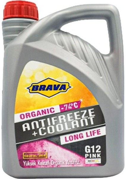 G-12 Organik Antifriz Pembe -74°c