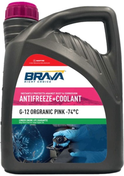 G-12 Organik Antifriz Pembe -74°c