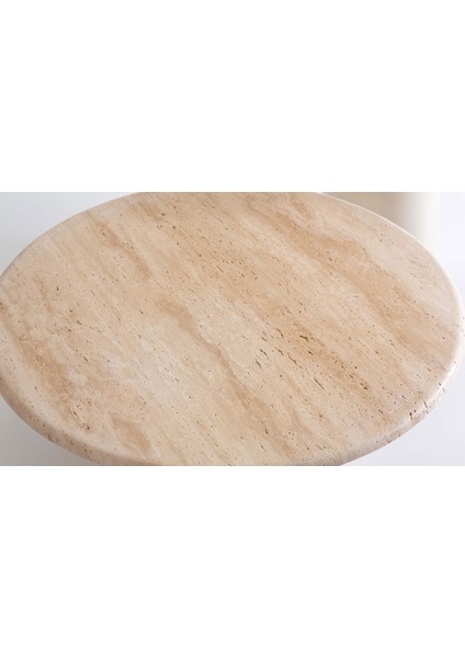 Milo Ikili Sehpa Seti - Traverten Mermer modelleri