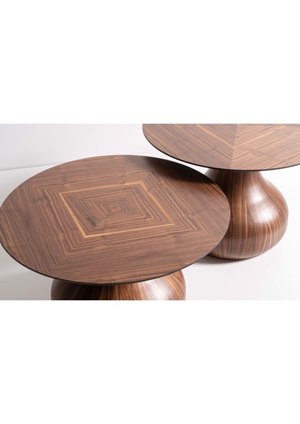 Chia Ikili Sehpa Seti - Ceviz fiyatları