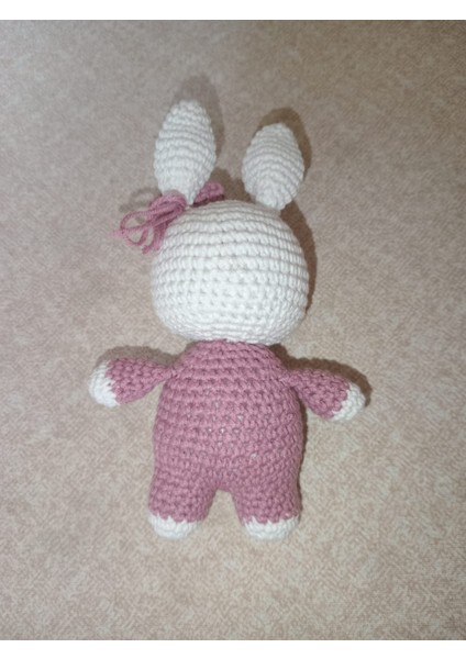 Amigurumi Sevimli Miniklerden Pembe Tavşan Sağlıklı Oyuncak El Örgüsü fırsatları