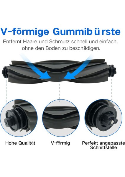 L20 Ultra ve Mop Robot Süpürge Ana Yan Fırça Hepa Filtreler Bez Toz Torbaları Aksesuarlar (Yurt Dışından)