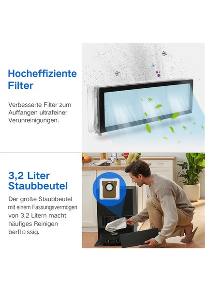 L20 Ultra ve Mop Robot Süpürge Ana Yan Fırça Hepa Filtreler Bez Toz Torbaları Aksesuarlar (Yurt Dışından)