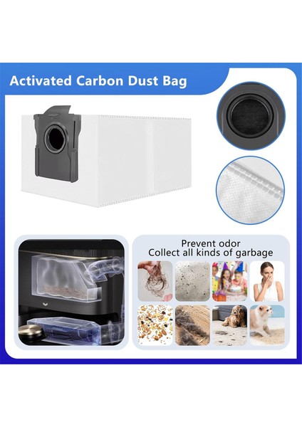X40 ULTRA/L40 ULTRA/X40 Master Elektrikli Süpürge Ana Yan Fırça Hepa Filtre Paspas Pedi Toz Torbaları Için Yedek Parça (Yurt Dışından)