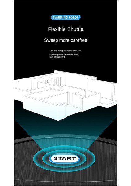 Robot Süpürge 3'ü 1 Arada Elektrikli Süpürme Ultra Ince Sessiz Robotik Beyaz (Yurt Dışından) indirimleri