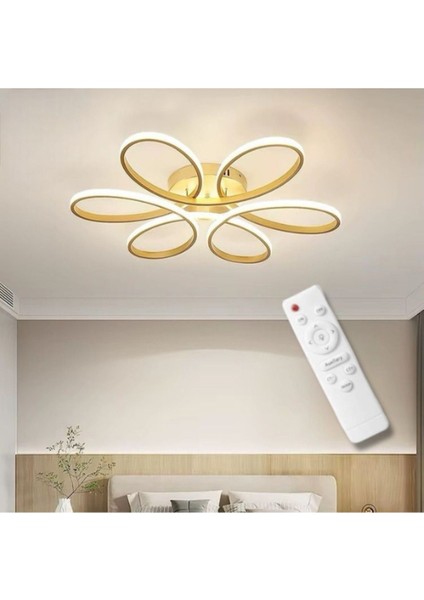 Modern Layla LED Avize Kumandalı Eskitme - 3 Renk