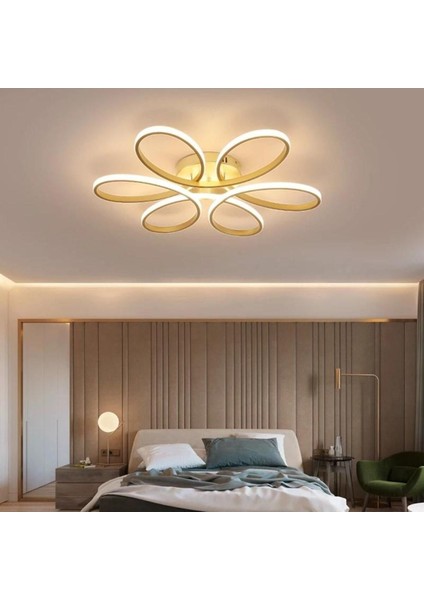 Modern Layla LED Avize Eskitme Beyaz LED