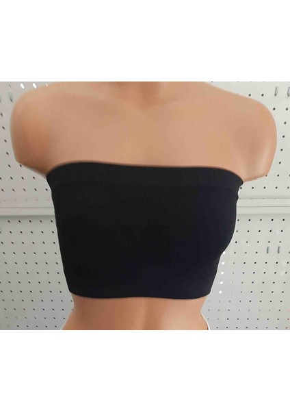Kadın Strapless Büstiyeri 2'li Paket Beden L-Xl Renk Beyaz - Siyah