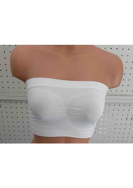 Kadın Strapless Büstiyeri 2'li Paket Beden L-Xl Renk Beyaz - Siyah modelleri