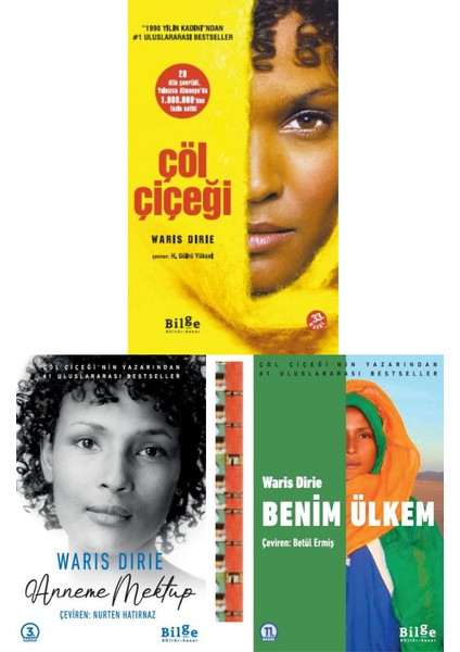 Çöl Çiçeği , Benim Ülkem,anneme Mektup (3kitap)- Waris Dirie