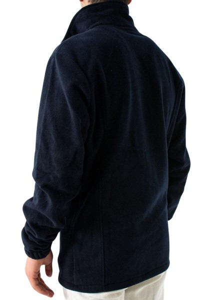 Lüks Tam Fermuarlı 3 Cepli Polar Lacivert (300GR/M2) fırsatları