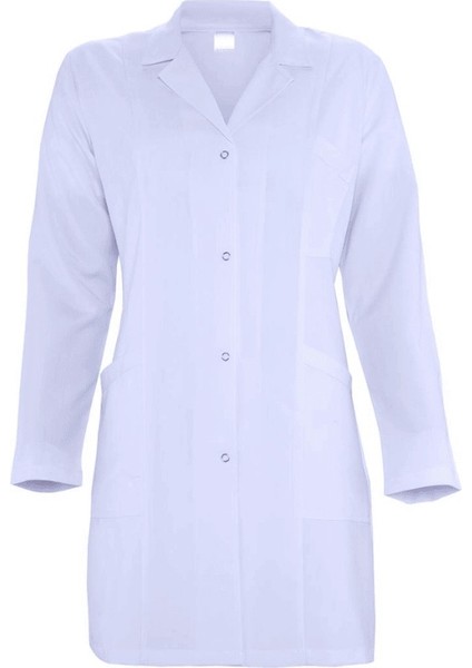 Bayan Alpaka Önlük Beyaz