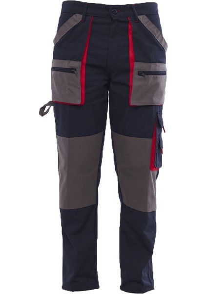 Harman Kumaş Cepli Iş Pantolonu Lacivert