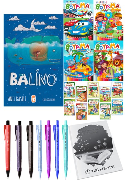Balino ve 4'lü Maskeli Boyama 10'lu Hikaye
