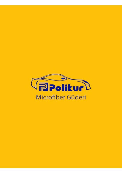 Orjinal Polikur Mikrofiber Güderi Hardal 3219 Büyük Boy 55X70 cm Profesyonel Oto Kurulama Bezi ve Cam Bezi