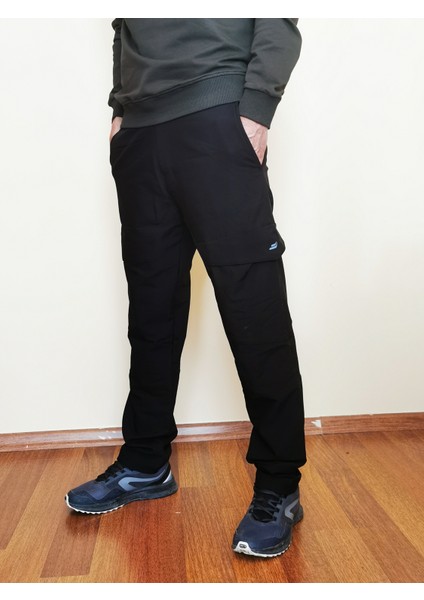 Erkek Siyah Kargo Cepli Lastikli Bel Pantolon 2049-02 fiyatları