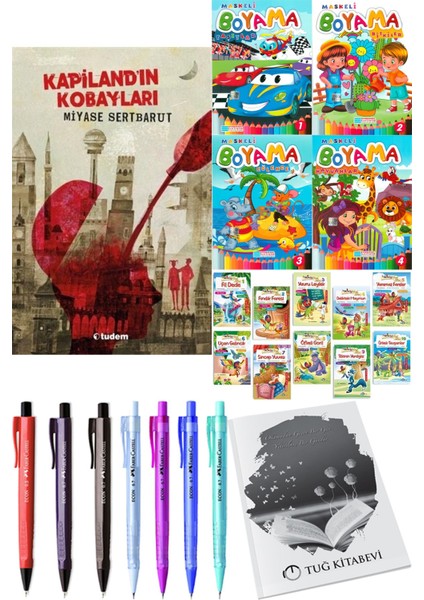 Kapiland'ın Kobayları ve 4'lü Maskeli Boyama 10'lu Hikaye
