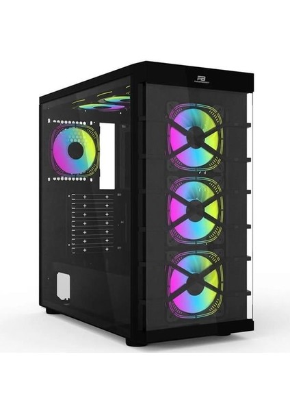 PB-GR222BB 7-Rgb Fanlı Gamıng Mıd-Tower Pc Kasası