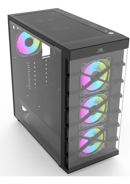 PB-GR222BB 7-Rgb Fanlı Gamıng Mıd-Tower Pc Kasası