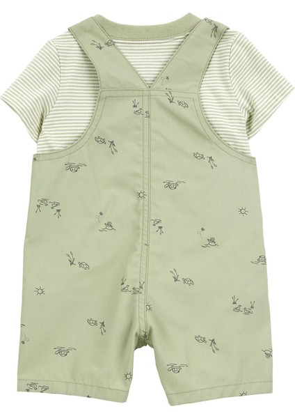 Erkek Bebek Salopet Set 2'li Paket modelleri