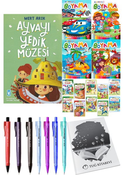 Ayvayı Yedik Müzesi ve 4'lü Maskeli Boyama 10'lu Hikaye