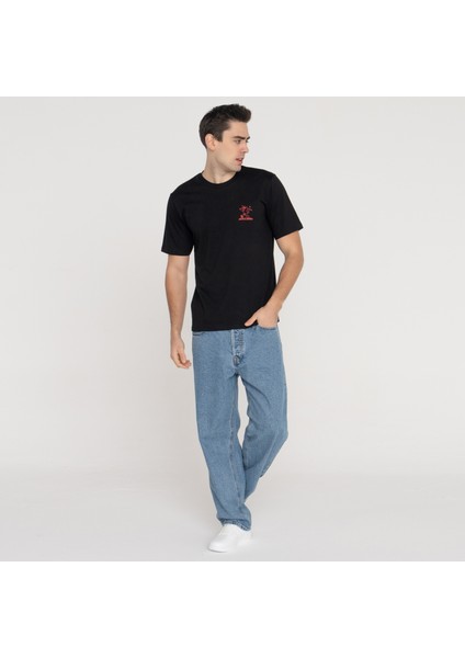 Erkek Gögüs Logo Baskili %100 Pamuk Tisört - Walk fiyatları