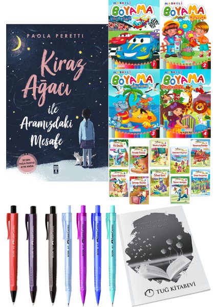 Kiraz Ağacı İle Aramızdaki Mesafe ve 4'lü Maskeli Boyama 10'lu Hikaye